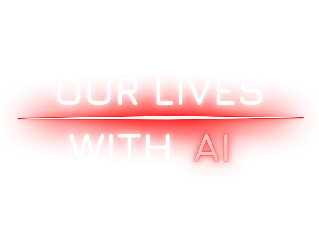 OurliveswithAI (OLWA) logo featuring bold black text ‘OUR LIVES WITH’ and ‘AI’ in red, representing the digital magazine focused on artificial intelligence news and insights